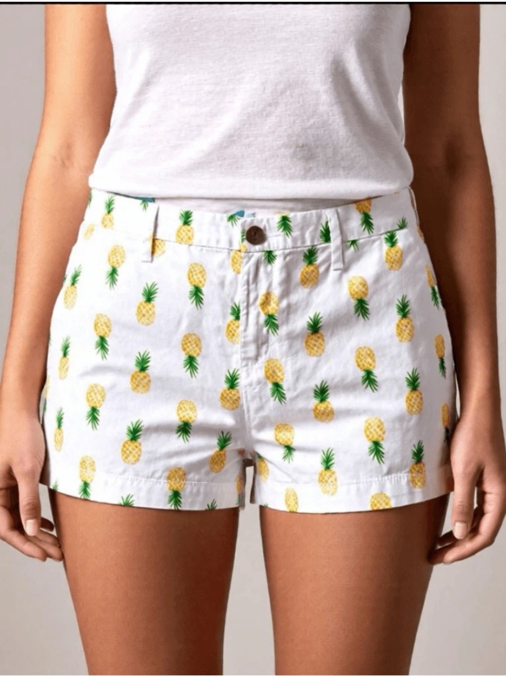 Old Navy‎ Pineapple Print Cotton Summer Shorts Beach Fun Size 6